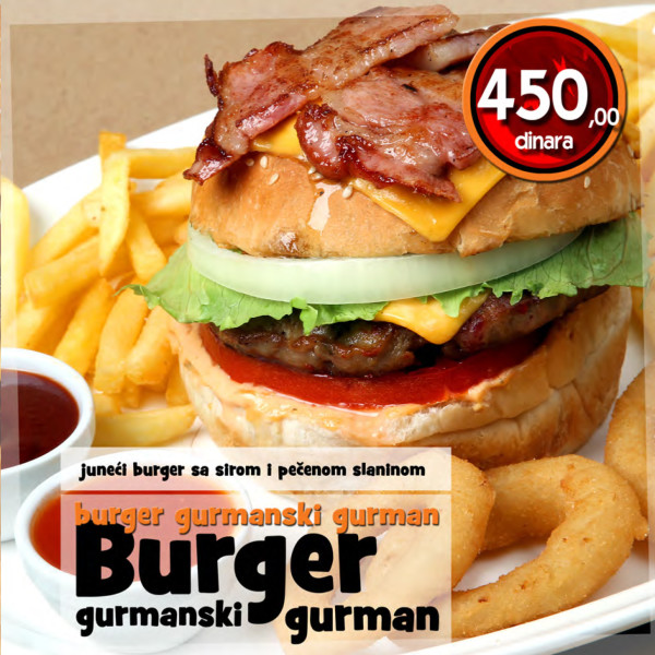 Burger Gurmanski Gurman
